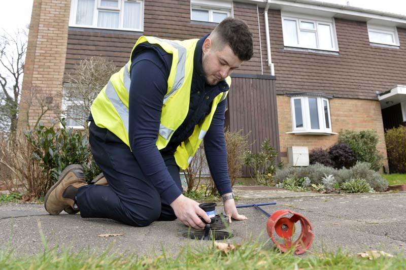 Crawley Borough Council Water Saving Device (pic By Jon Rigby)