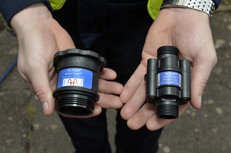 Crawley Borough Council Water Saving Device (pic By Jon Rigby)